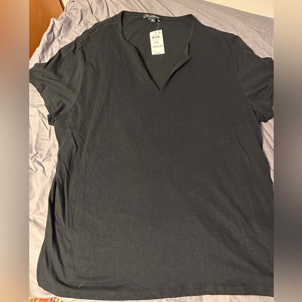 INC Mens XXL Casual T-Shirt in Black